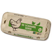 Scharreleieren wit